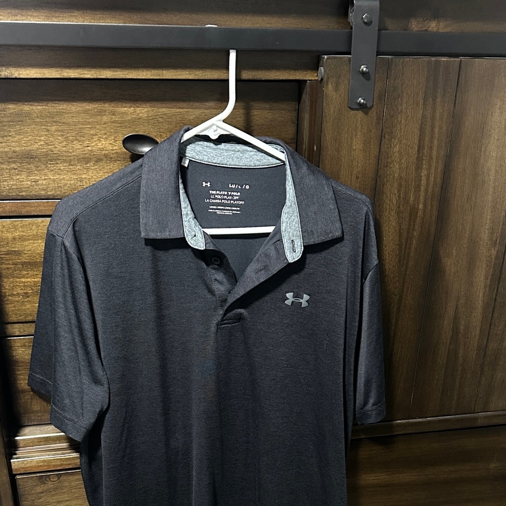 Under Armour Men's Charcoal Polo Shirt